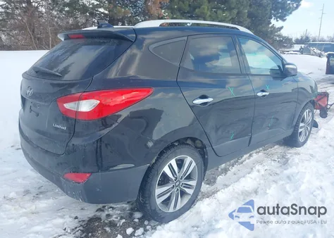 2015 Hyundai Tucson Limited z USA, uszkodzony, nr VIN KM8JU3AG3FU057179